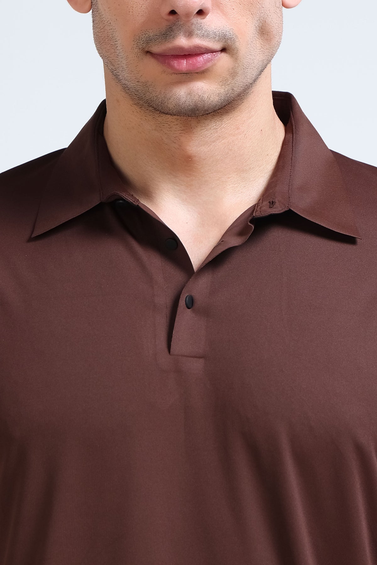Brown Polo T-Shirt - Slim Fit