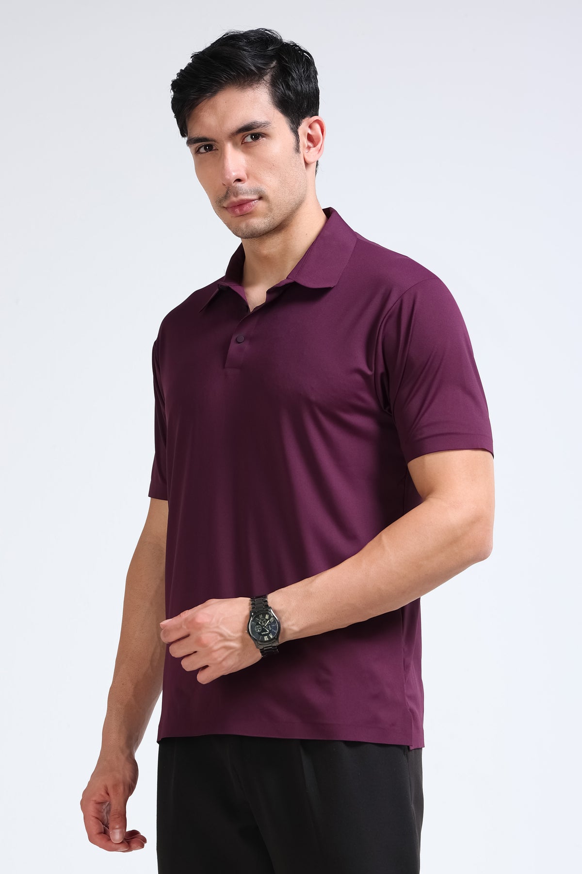 Purple Polo T-Shirt - Slim Fit