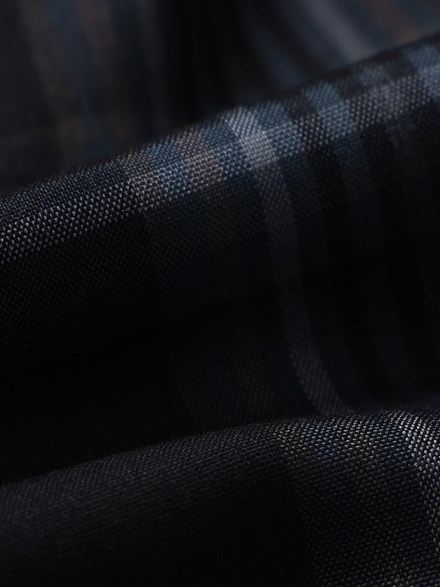 Classic Checked Slim Fit Shirt Navy
