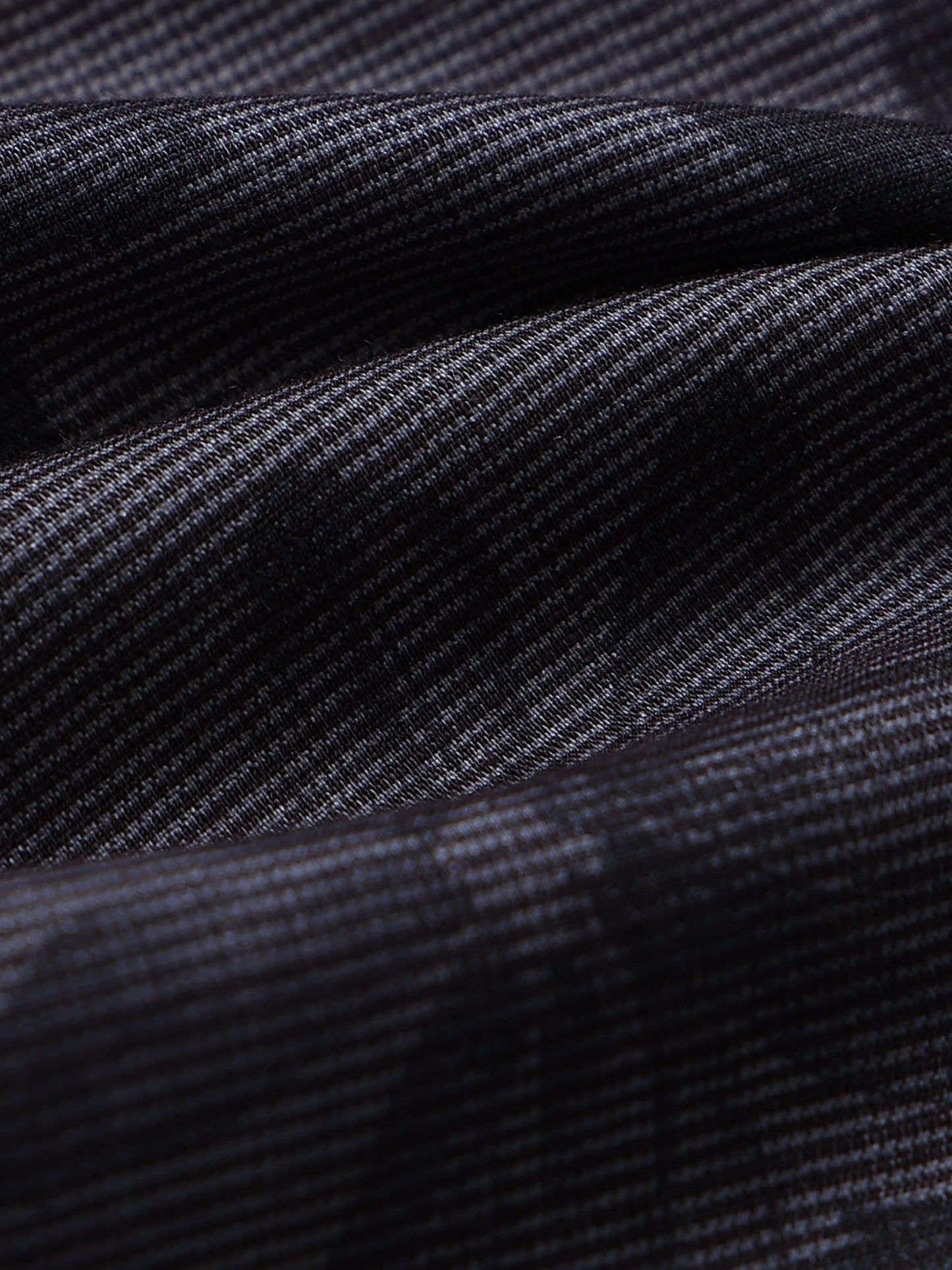Contemporary Printed Cotton Blend Shirt Dark Grey