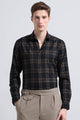 Classic Checked Slim Fit Shirt Yellow