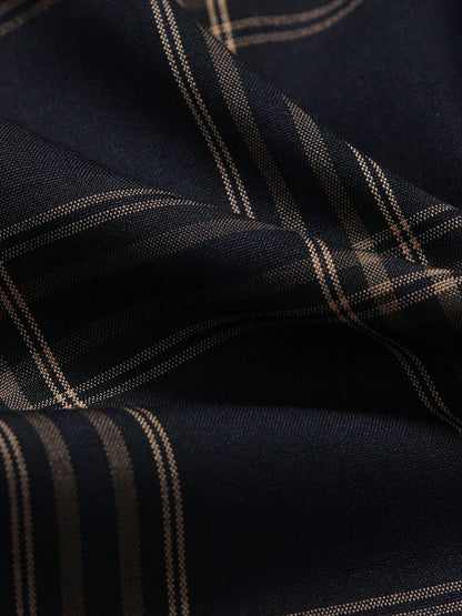 Classic Checked Slim Fit Shirt Yellow