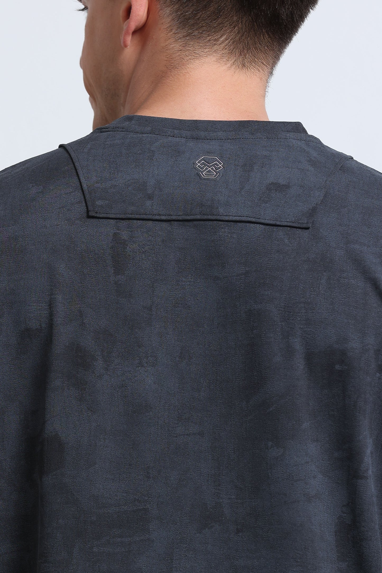 Boxy Fit Oversized Streetwear T-Shirt Dk Grey