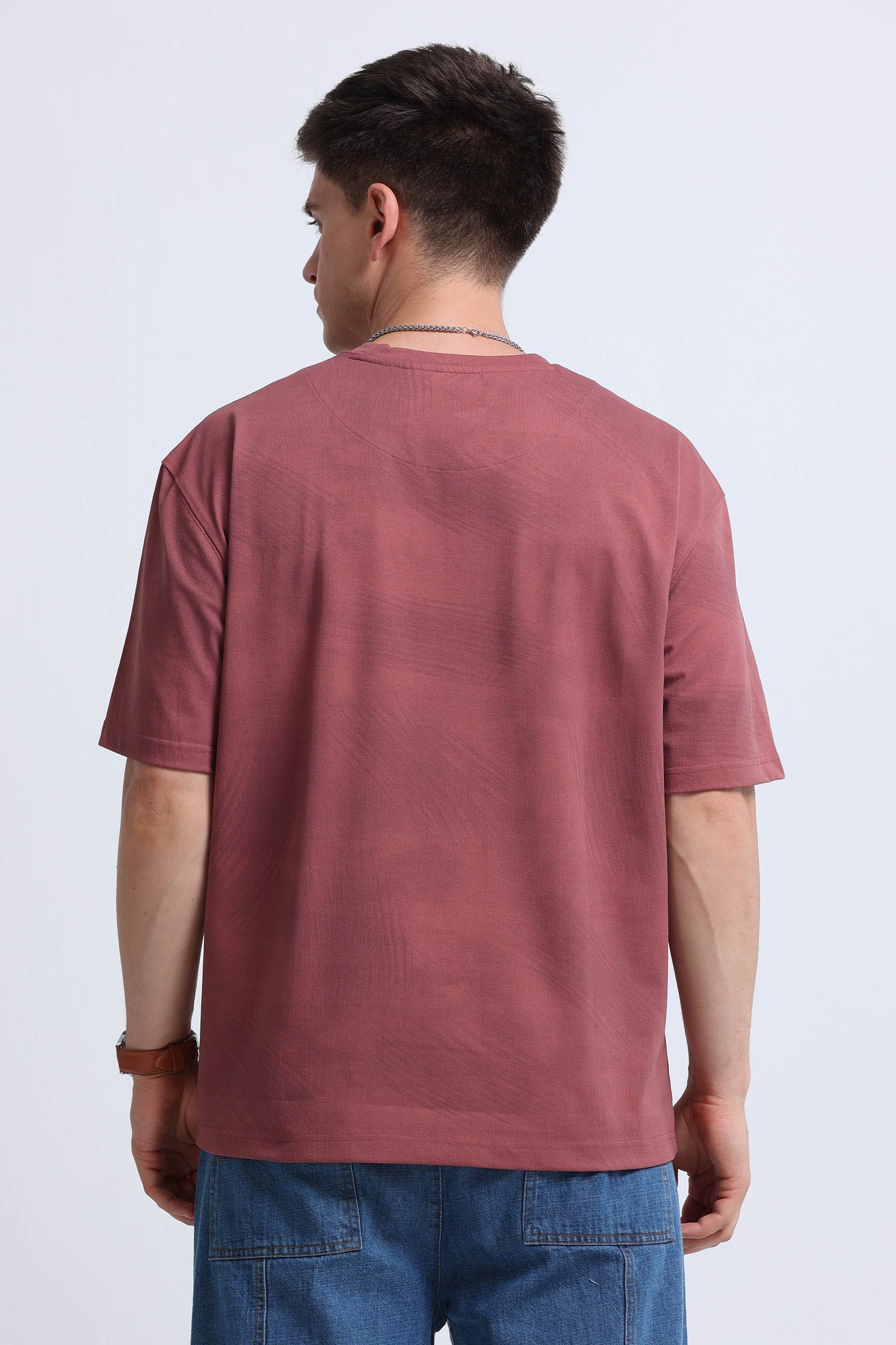 Relaxed Fit Oversized T-Shirt Dusty Pink