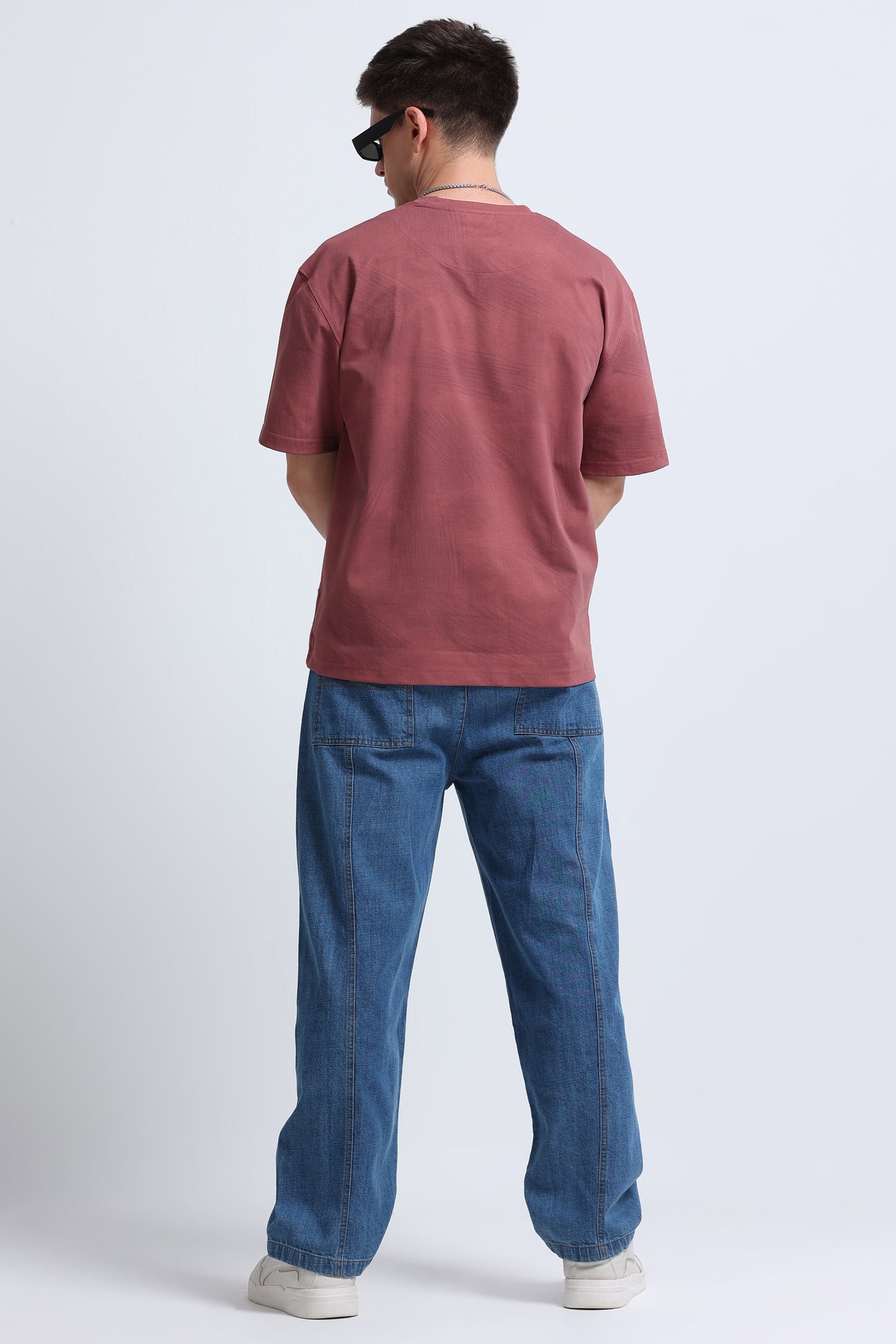 Relaxed Fit Oversized T-Shirt Dusty Pink