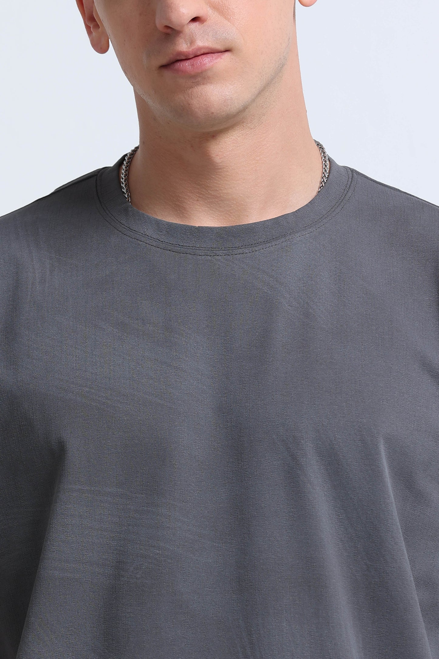 Relaxed Fit Oversized T-Shirt Dk Grey