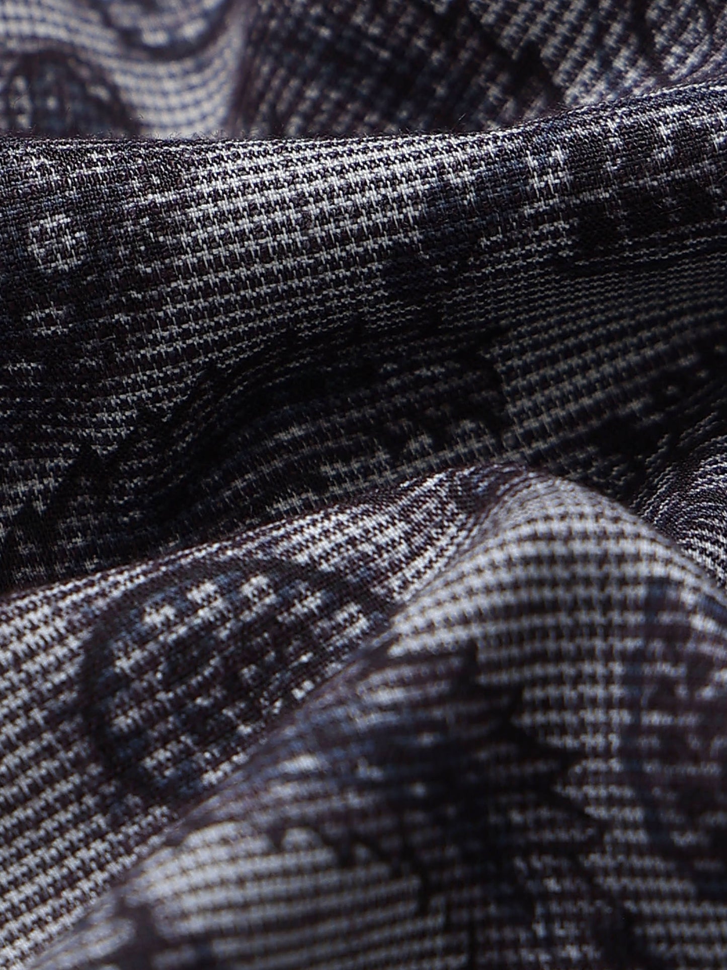 Contemporary Printed Cotton Blend Shirt Lt Grey