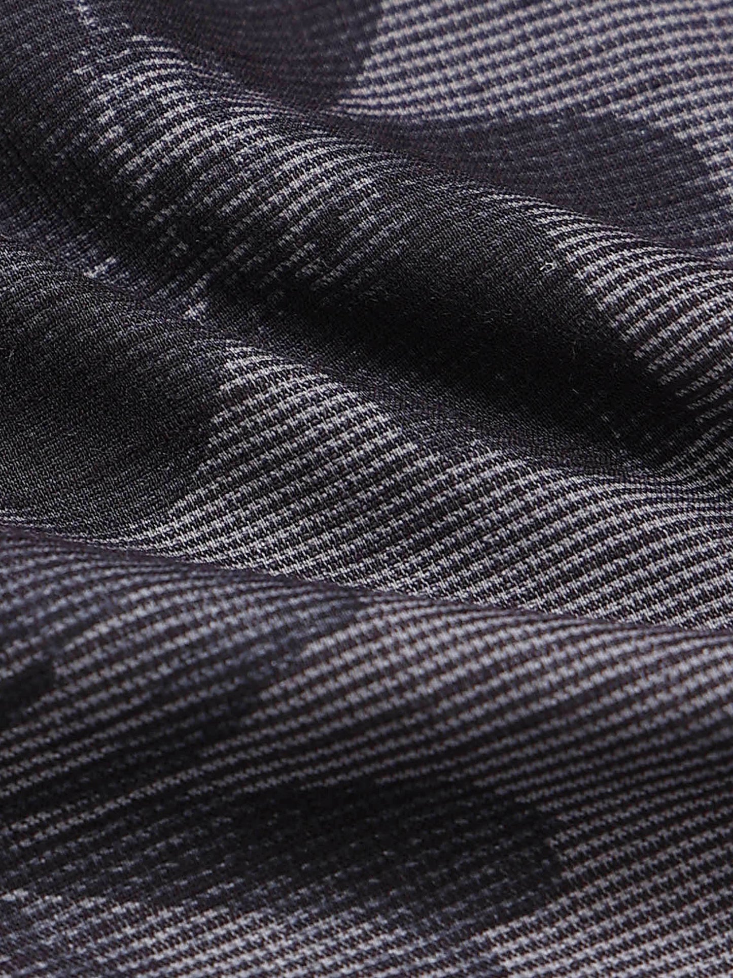 Contemporary Printed Cotton Blend Shirt Grey
