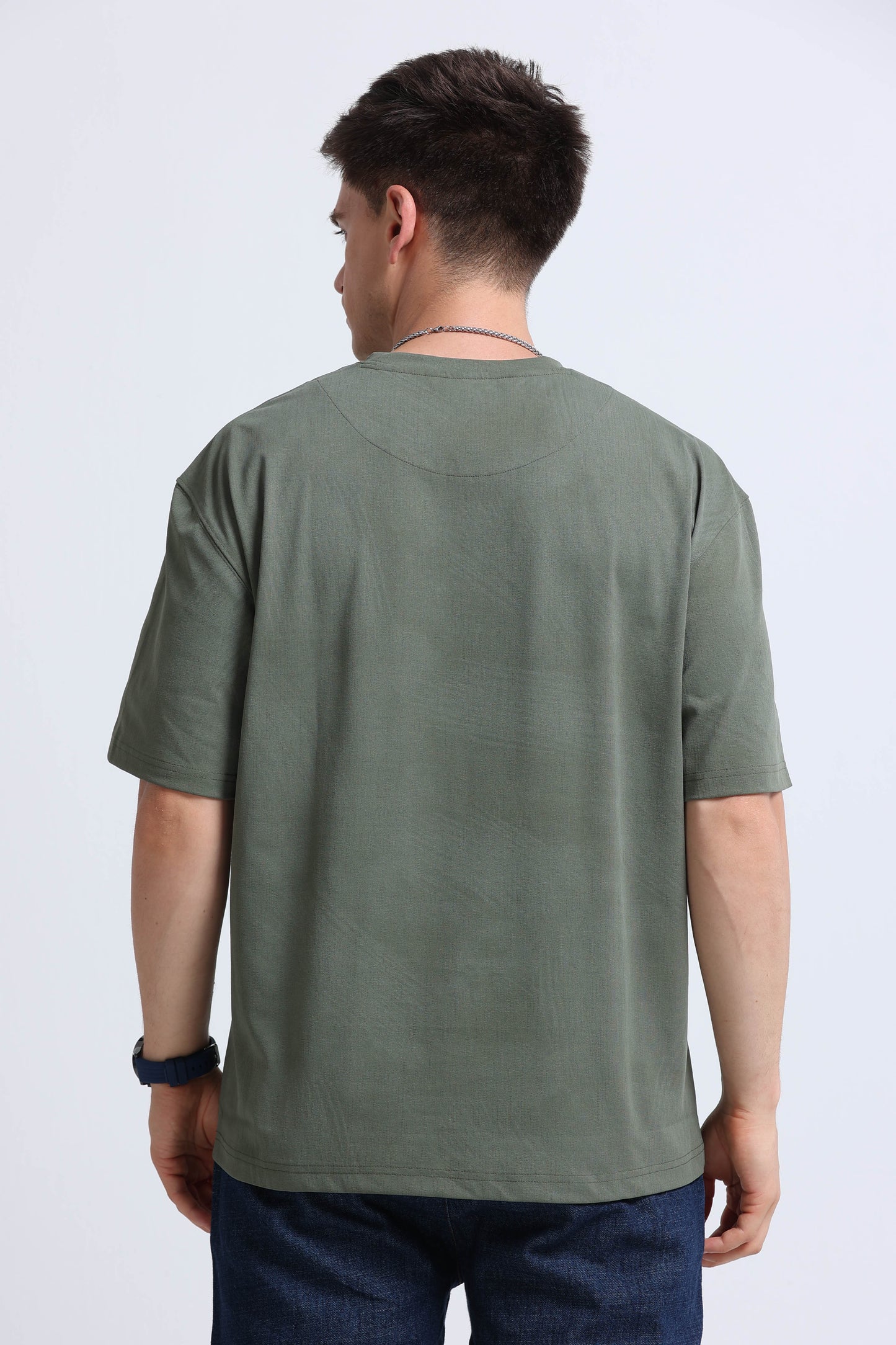 Relaxed Fit Oversized T-Shirt Green