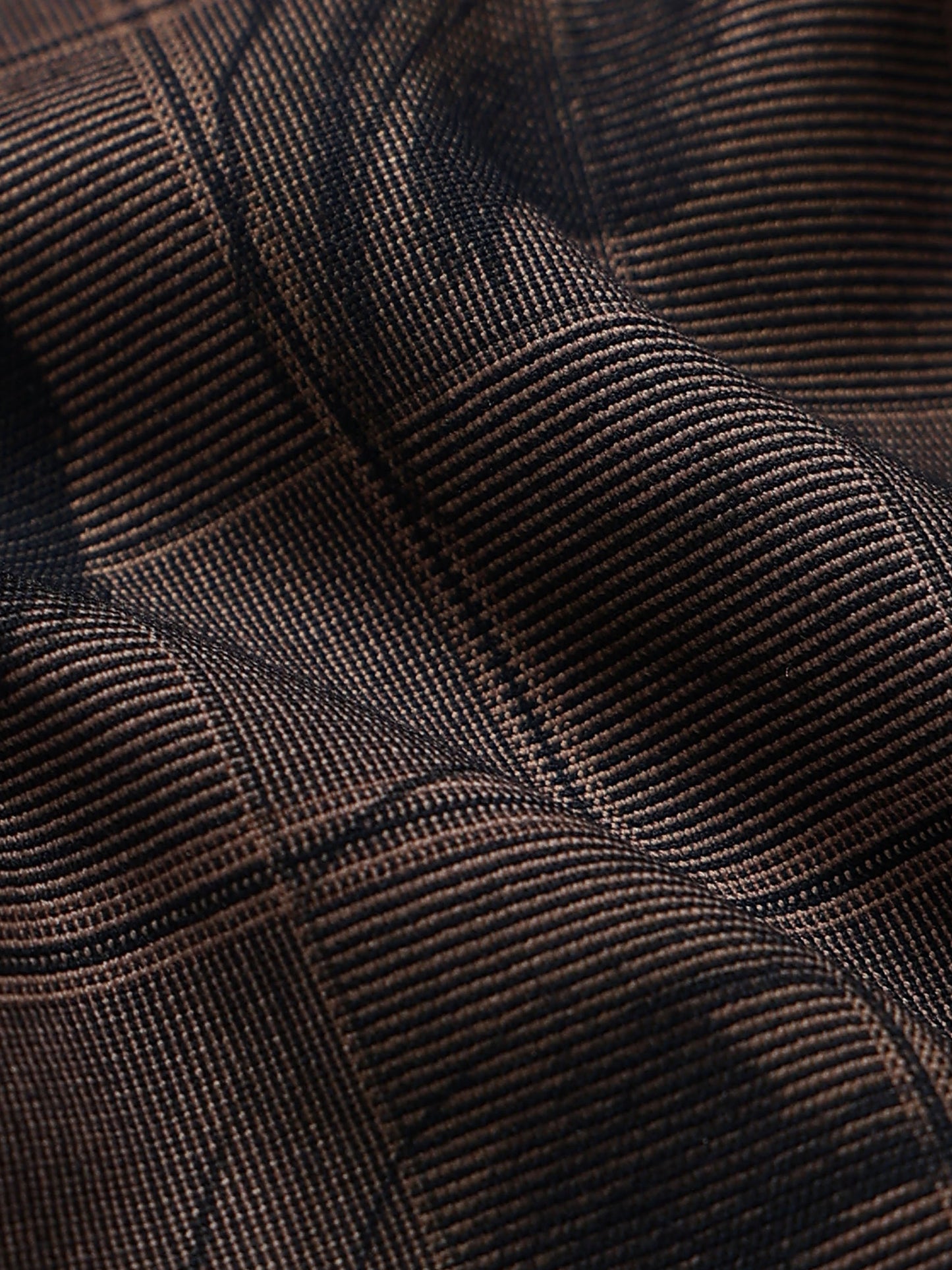 Premium Cotton-blend Digital Print Shirt Brown Green