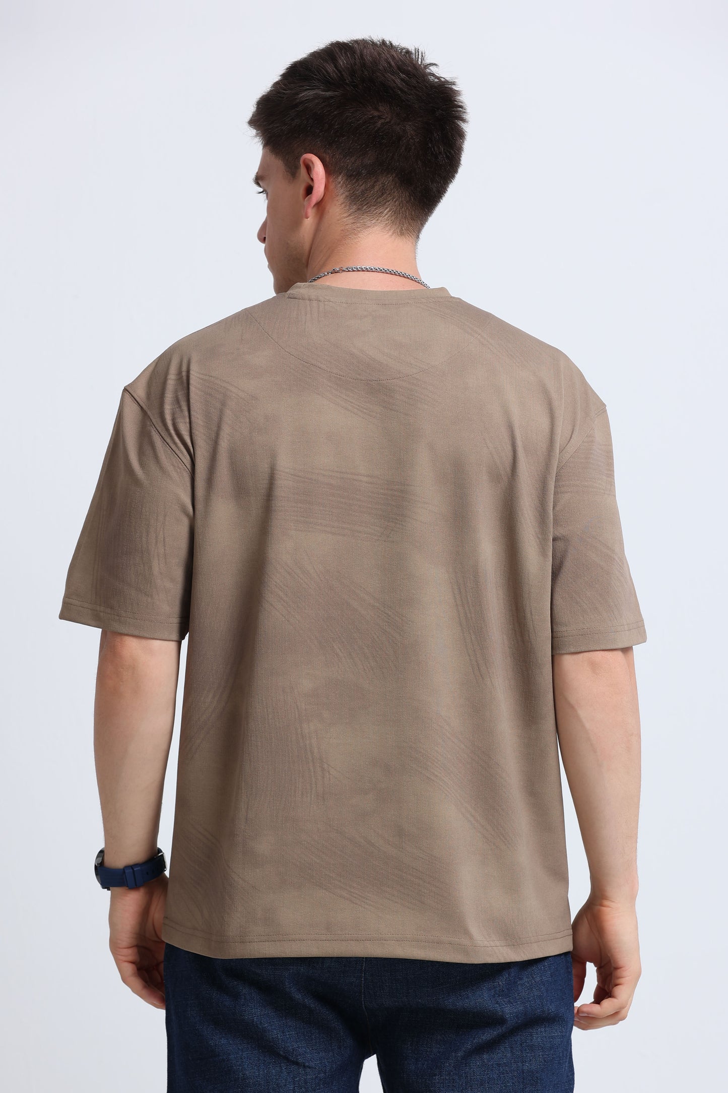 Relaxed Fit Oversized T-Shirt Khaki