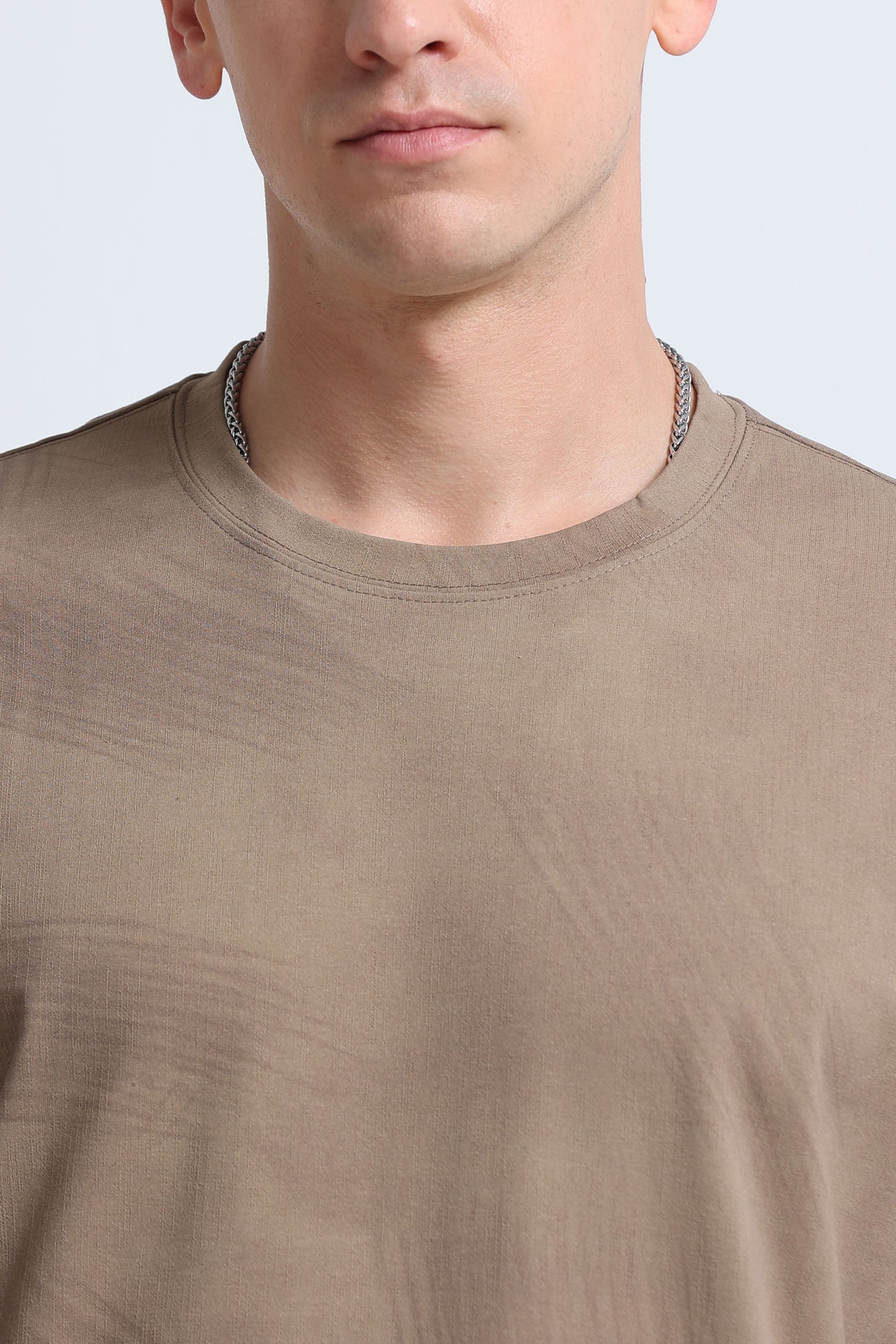 Relaxed Fit Oversized T-Shirt Khaki