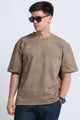 Relaxed Fit Oversized T-Shirt Khaki