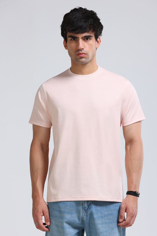 Men's Colour Changing Regular Fit T-Shirt Peach