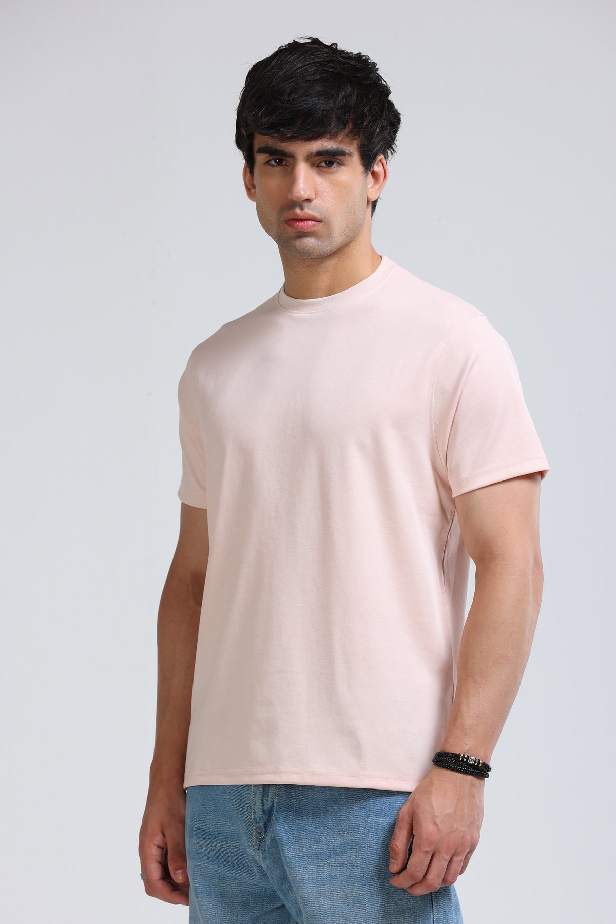 Men's Colour Changing Regular Fit T-Shirt Peach