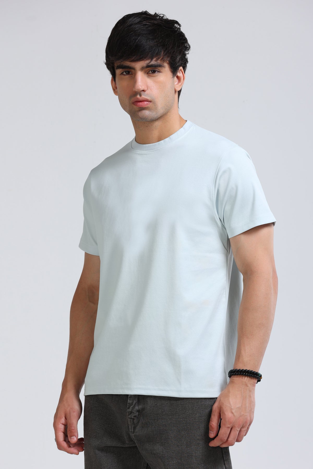 Men's Colour Changing Regular Fit T-Shirt Sky Blue