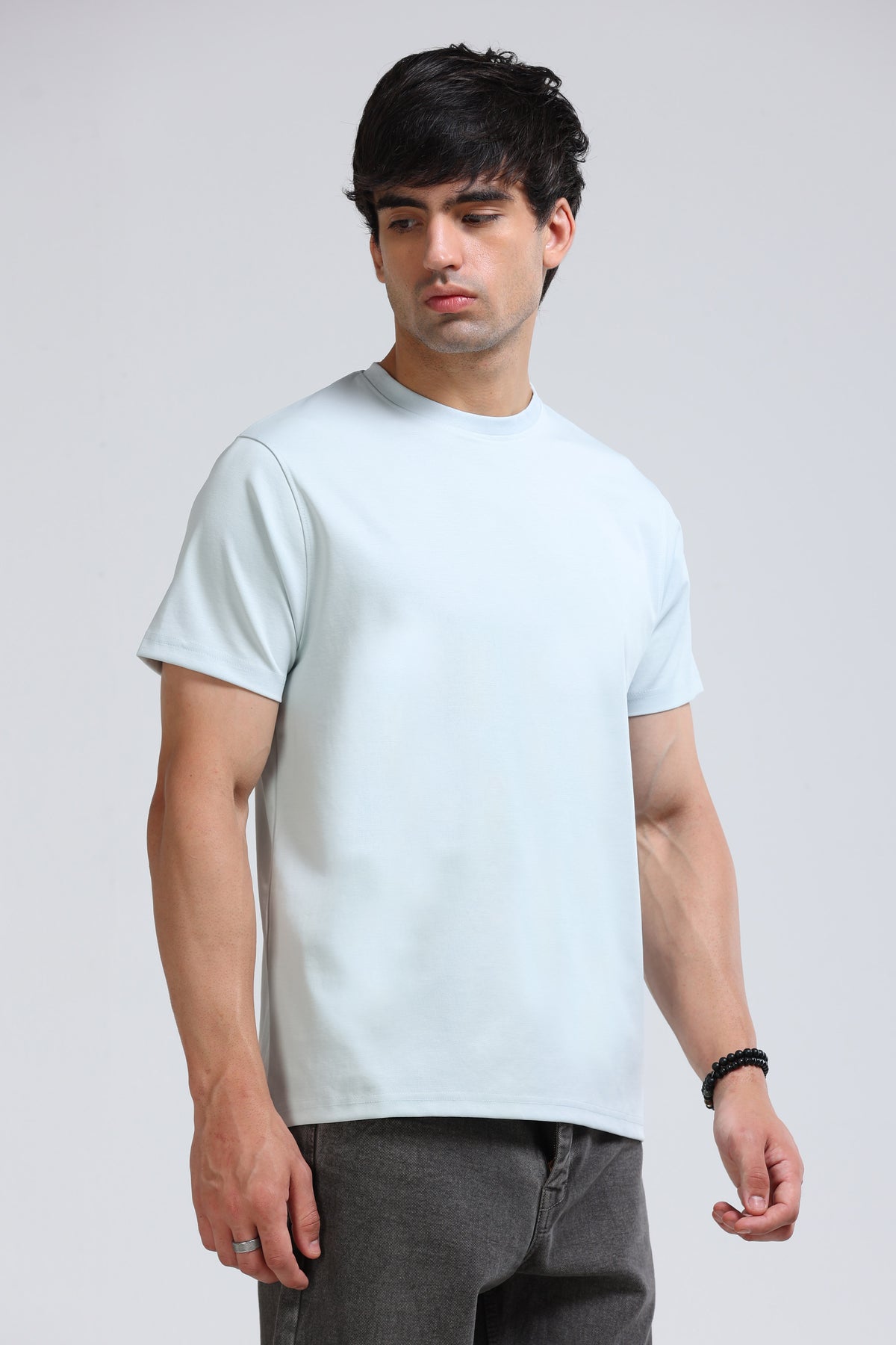 Men's Colour Changing Regular Fit T-Shirt Sky Blue