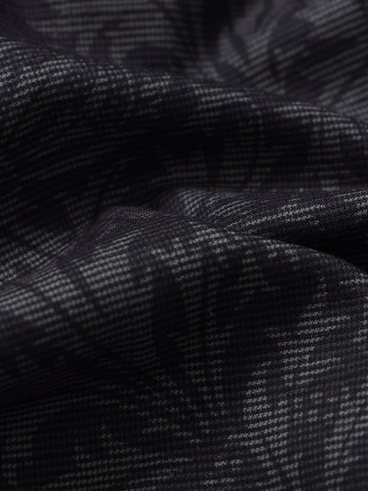 Contemporary Printed Cotton Blend Shirt Olive