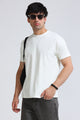 Men's Colour Changing Regular Fit T-Shirt Off White