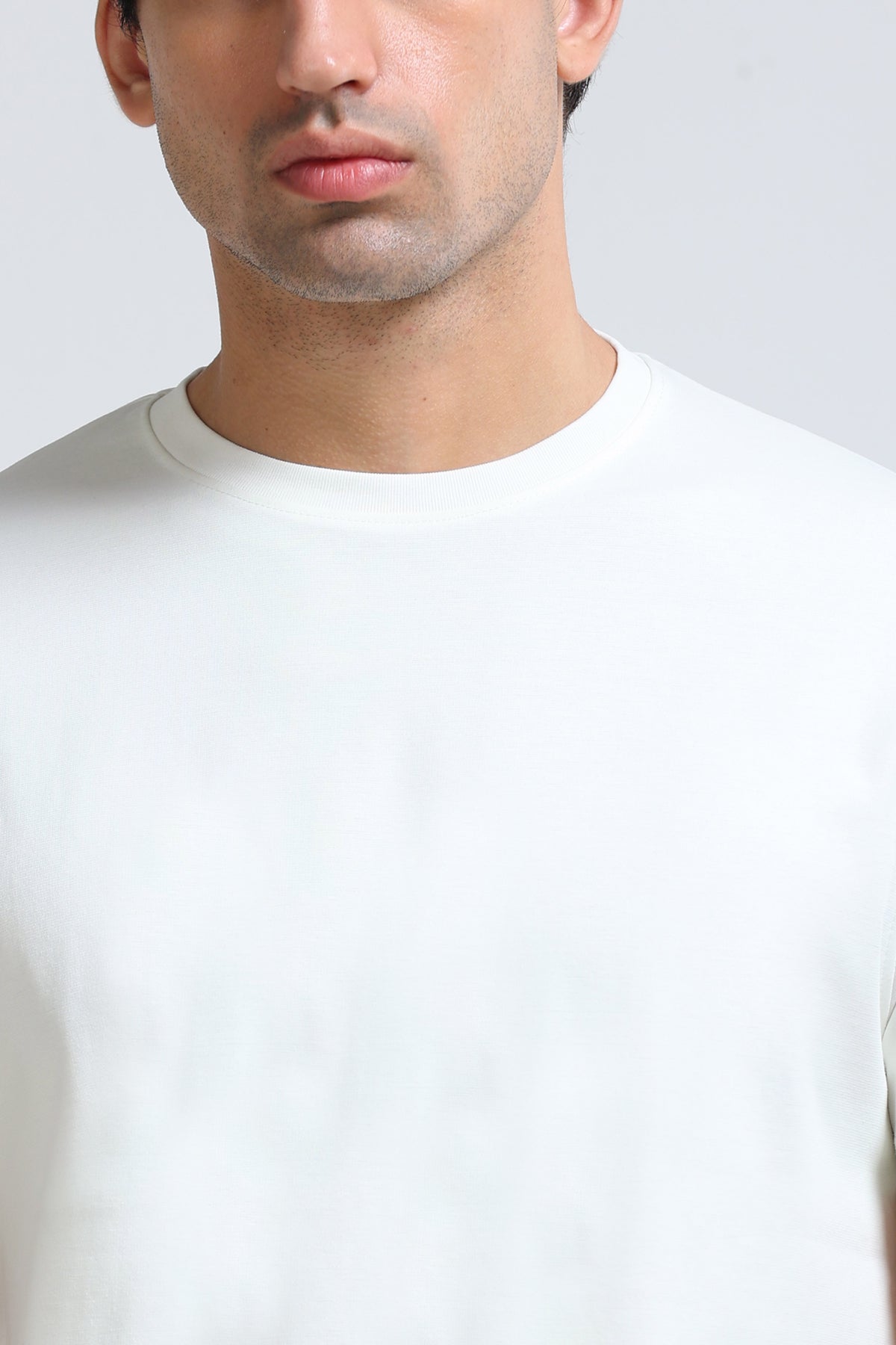 Men's Colour Changing Regular Fit T-Shirt Off White