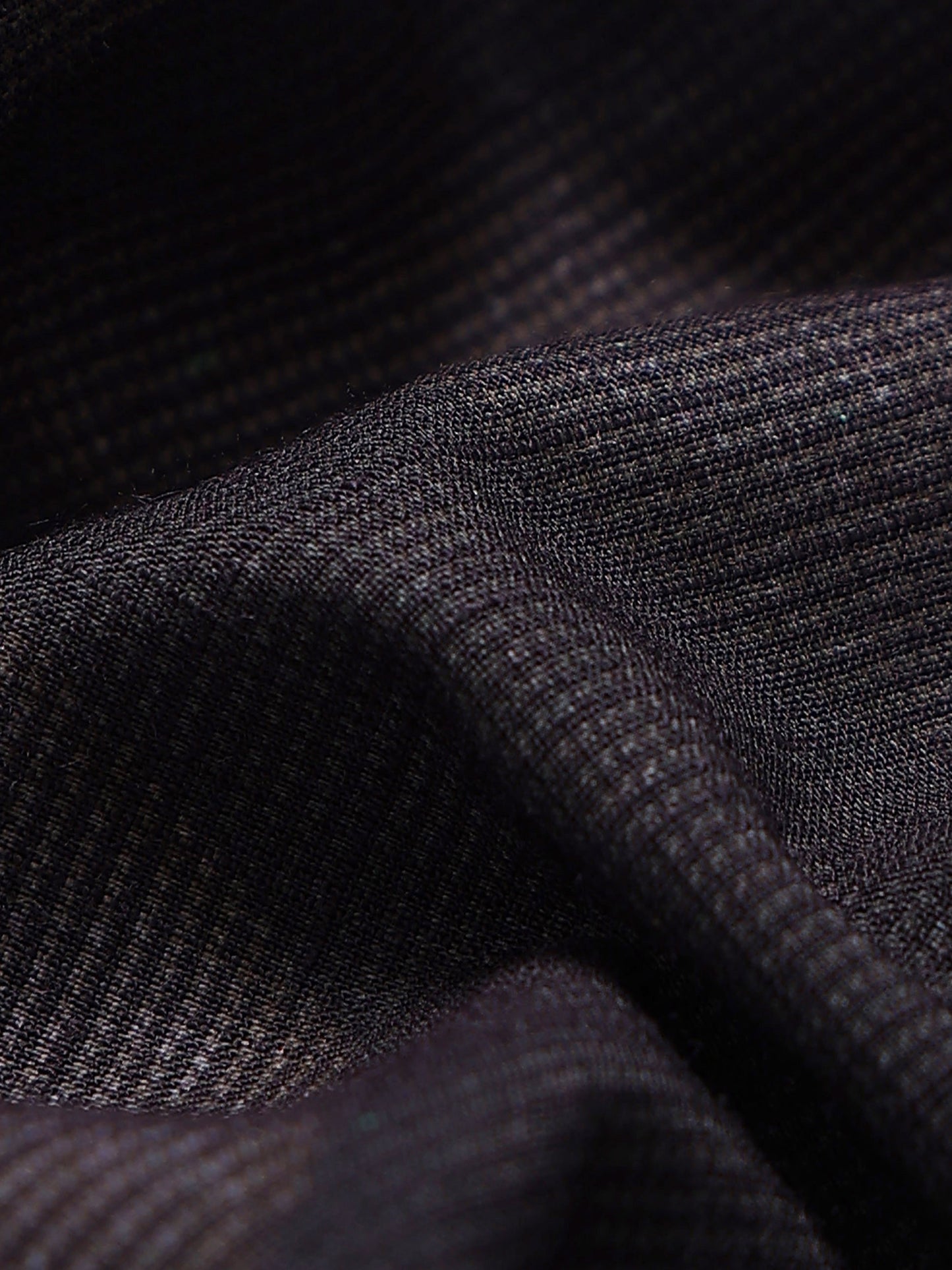 Contemporary Printed Cotton Blend Shirt Dark Brown