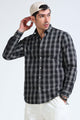Black Checked Shirt - Slim Fit