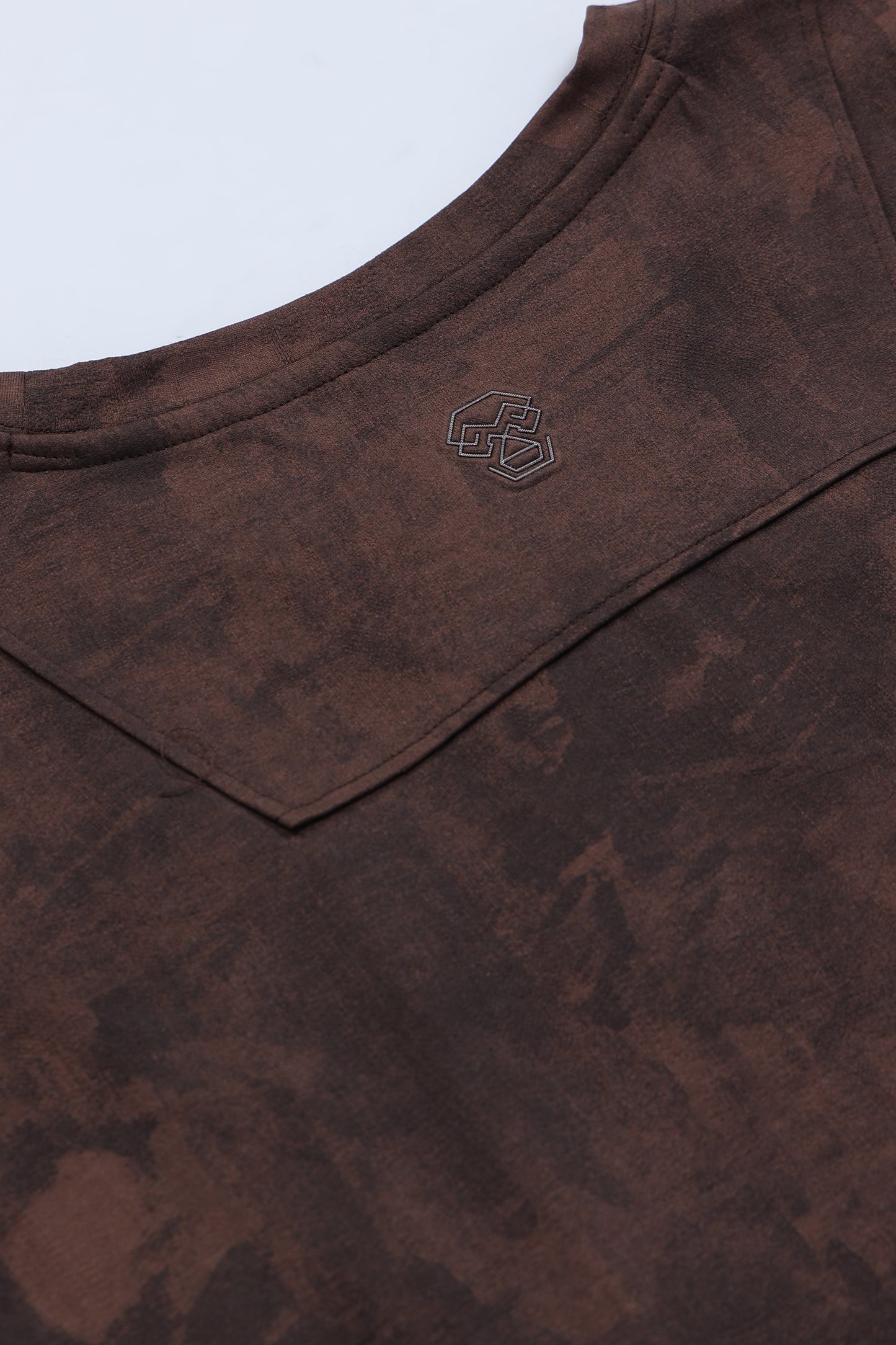 Boxy Fit Oversized Streetwear T-Shirt Brown