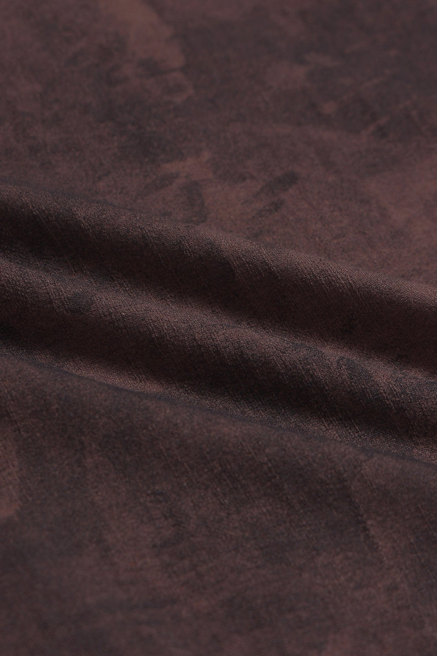 Boxy Fit Oversized Streetwear T-Shirt Brown