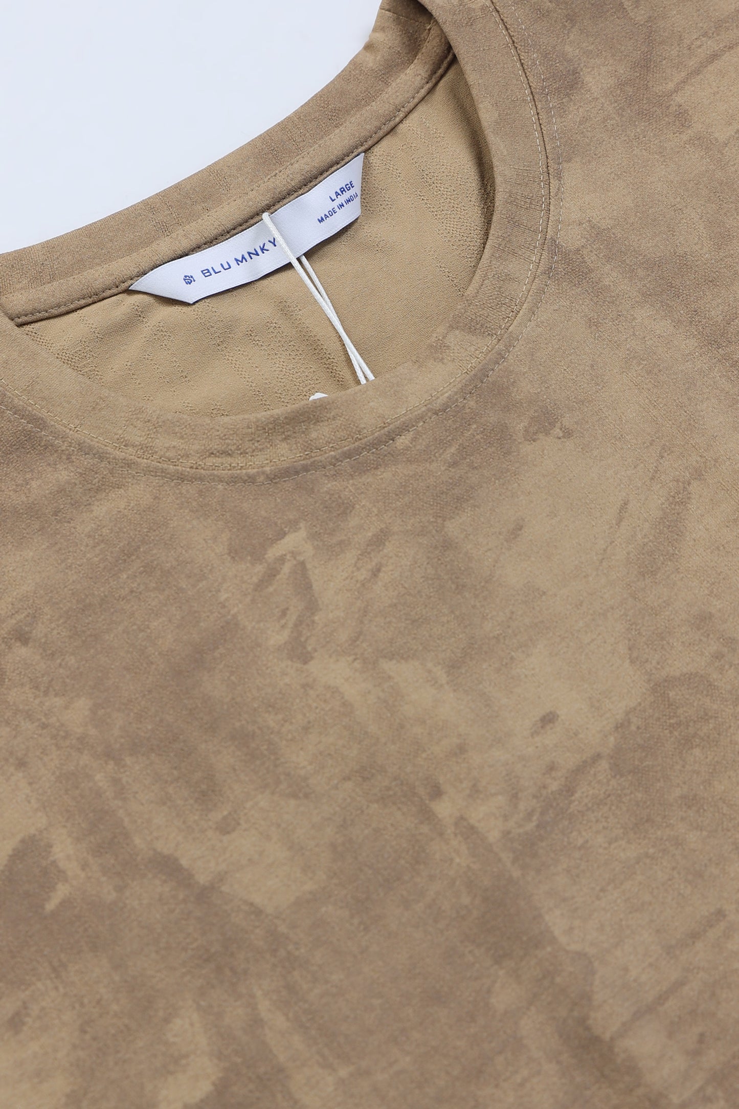 Boxy Fit Oversized Streetwear T-Shirt Beige