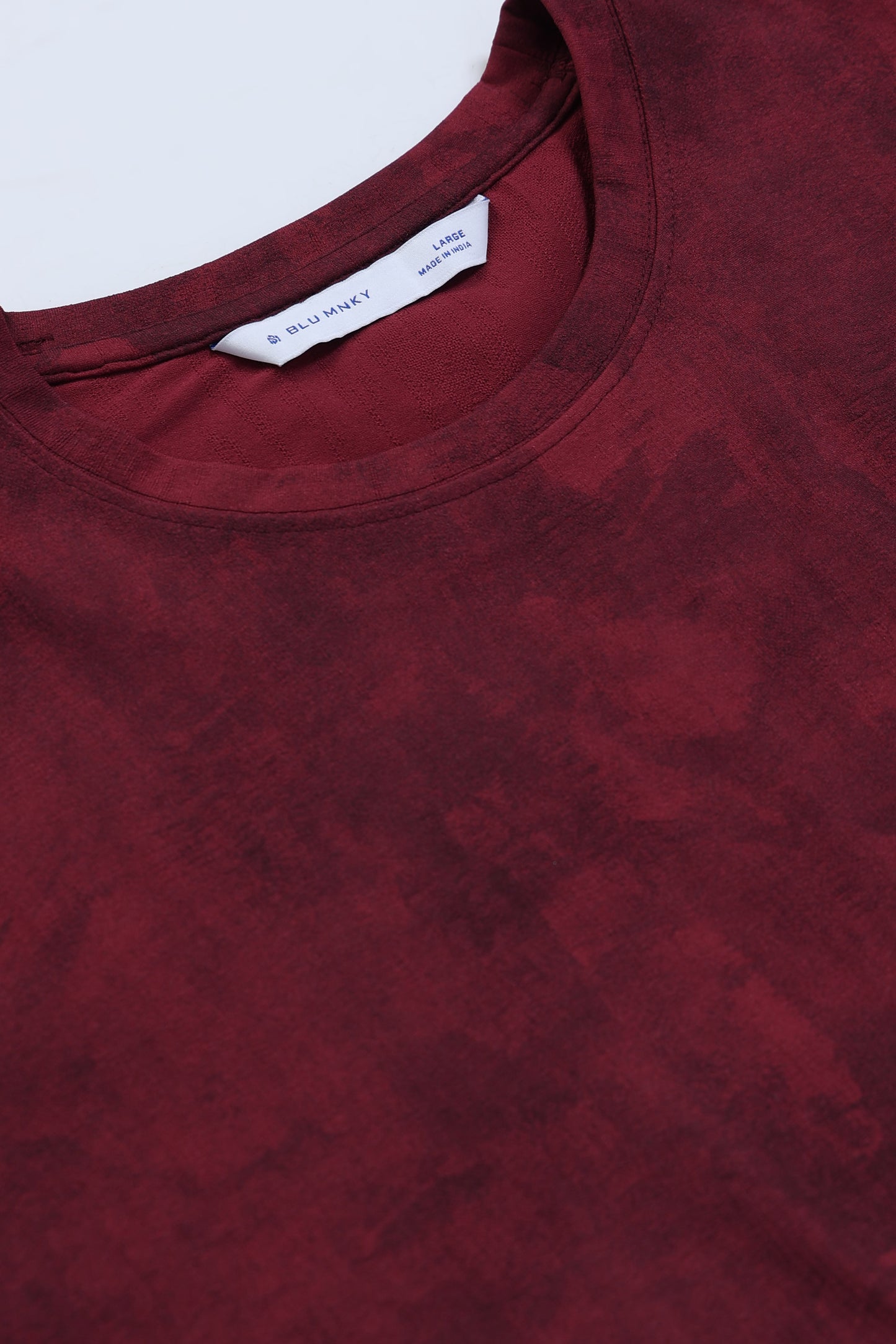 Boxy Fit Oversized Streetwear T-Shirt Maroon