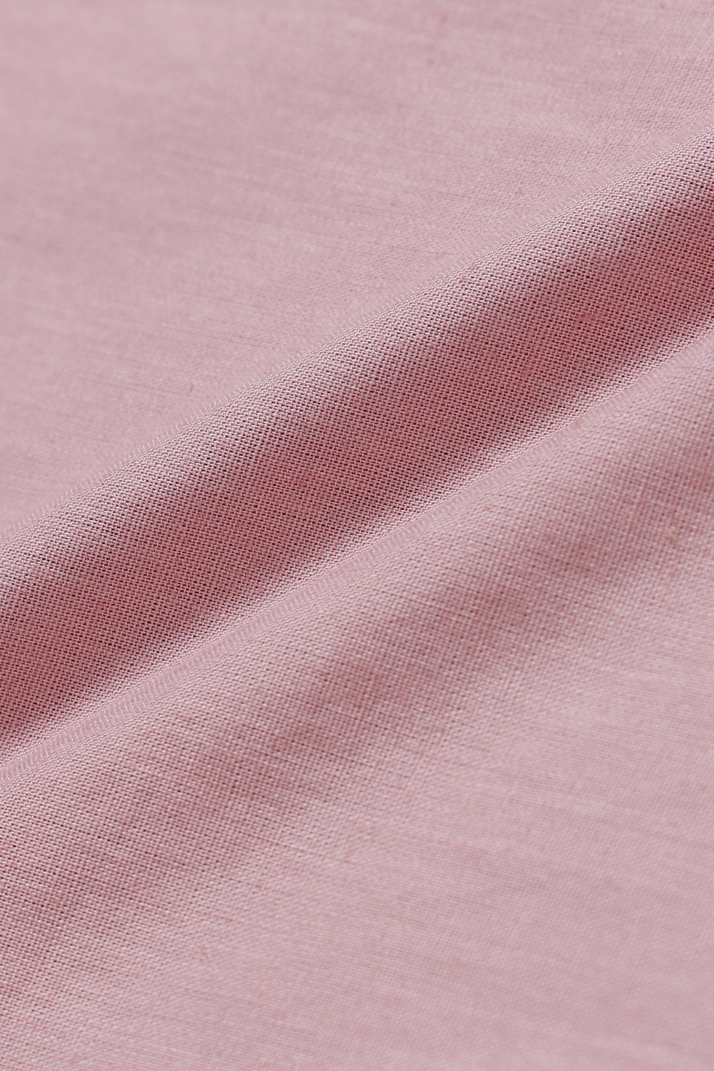 Classic Cotton Linen Button-Down Shirt Peach