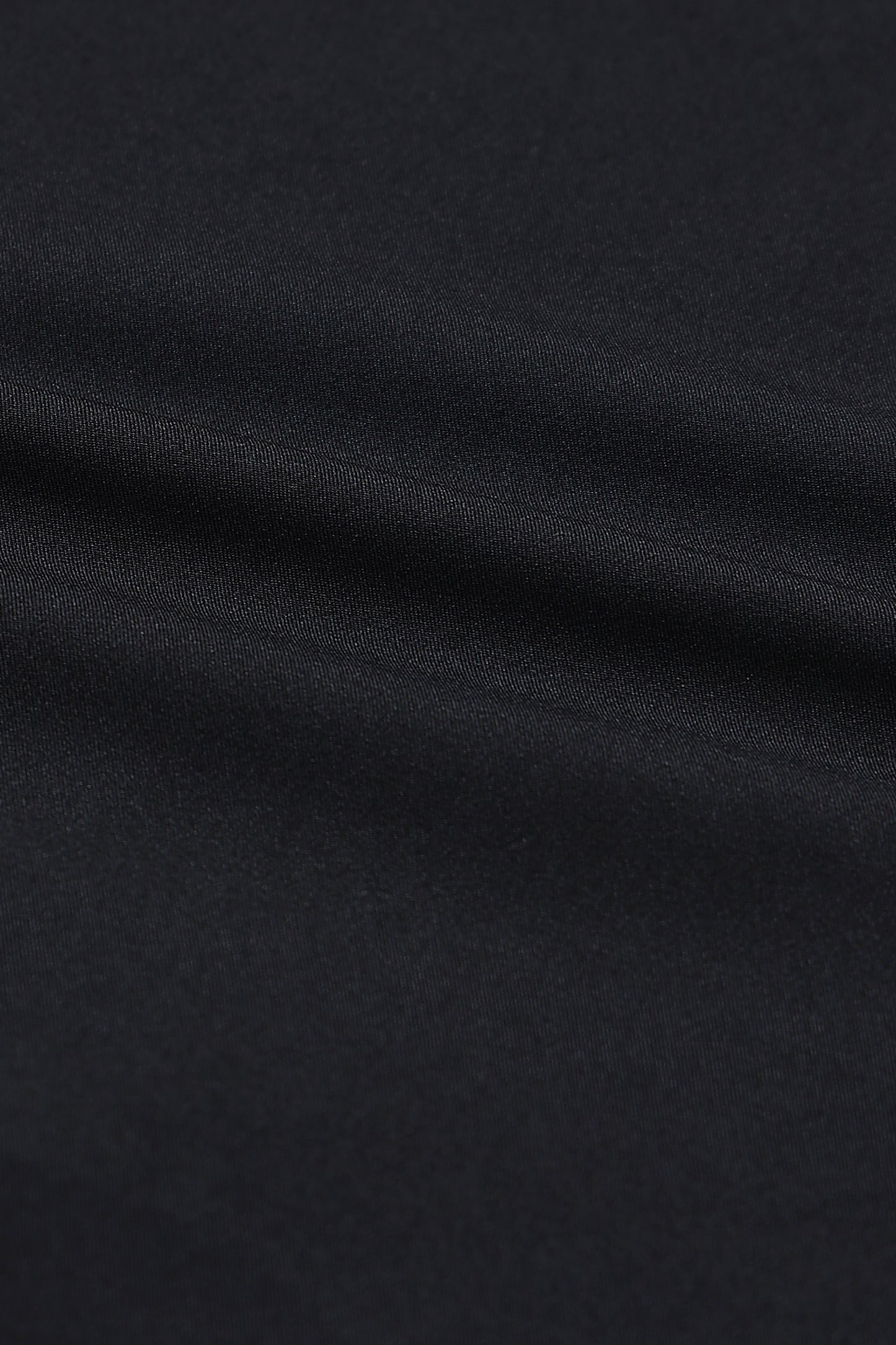 Men's Slim Fit Casual Solid Shirt Black