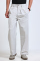Men's Casual Loose Fit Pants Off White