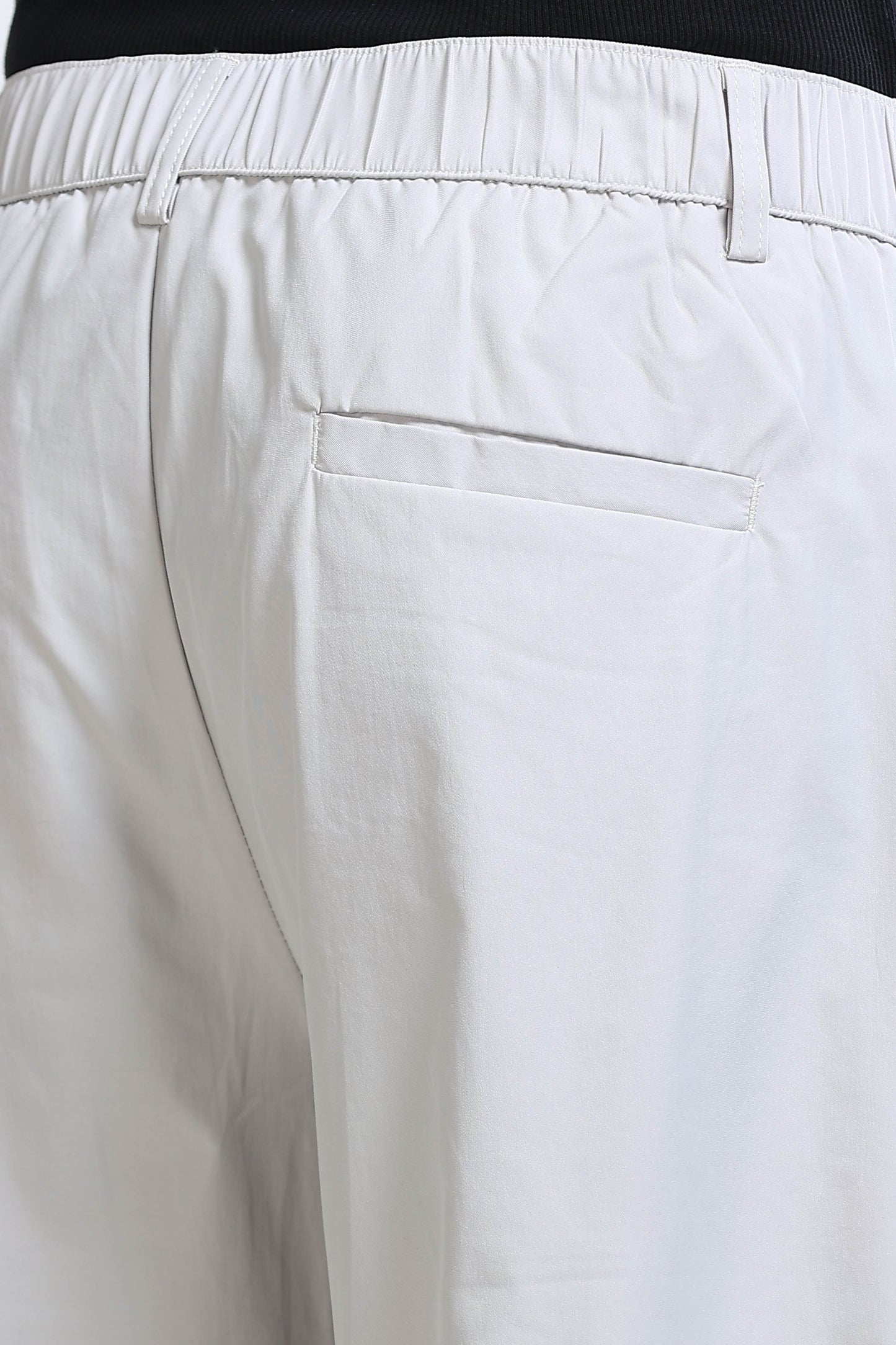 Men's Casual Loose Fit Pants Off White
