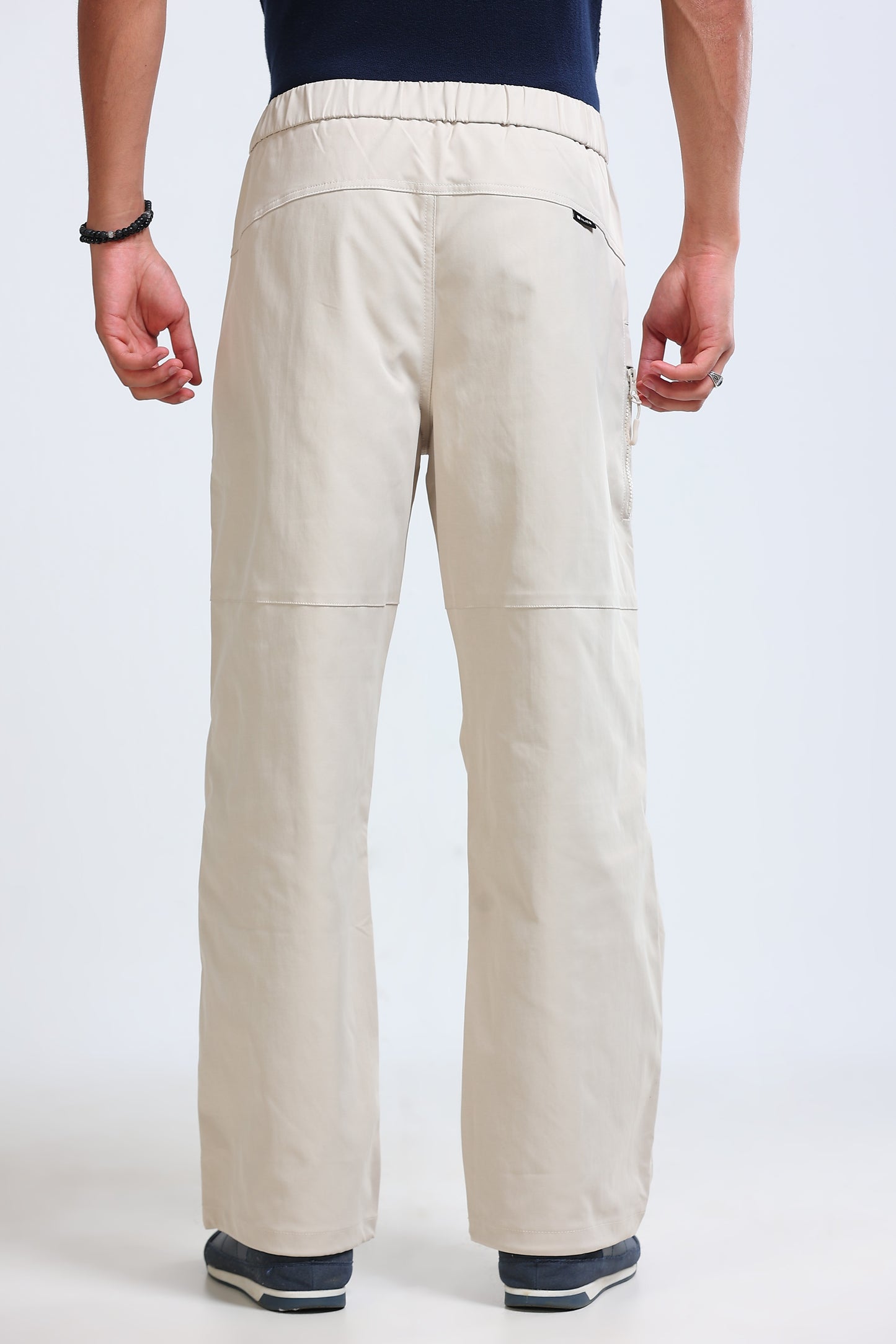 Men's Loose Cargo Pants Beige