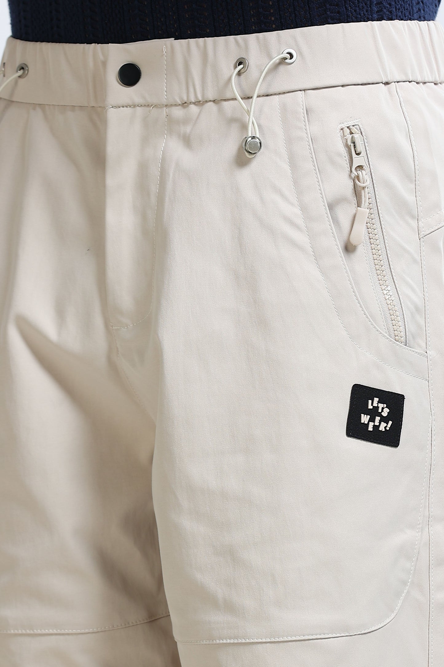 Men's Loose Cargo Pants Beige