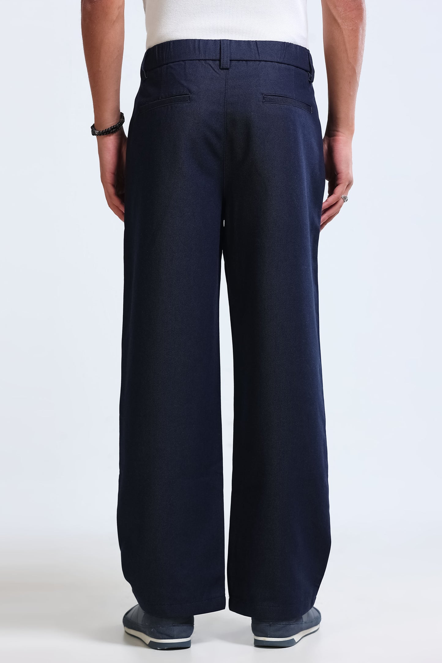 Men's Casual Loose Fit Trousers Denim