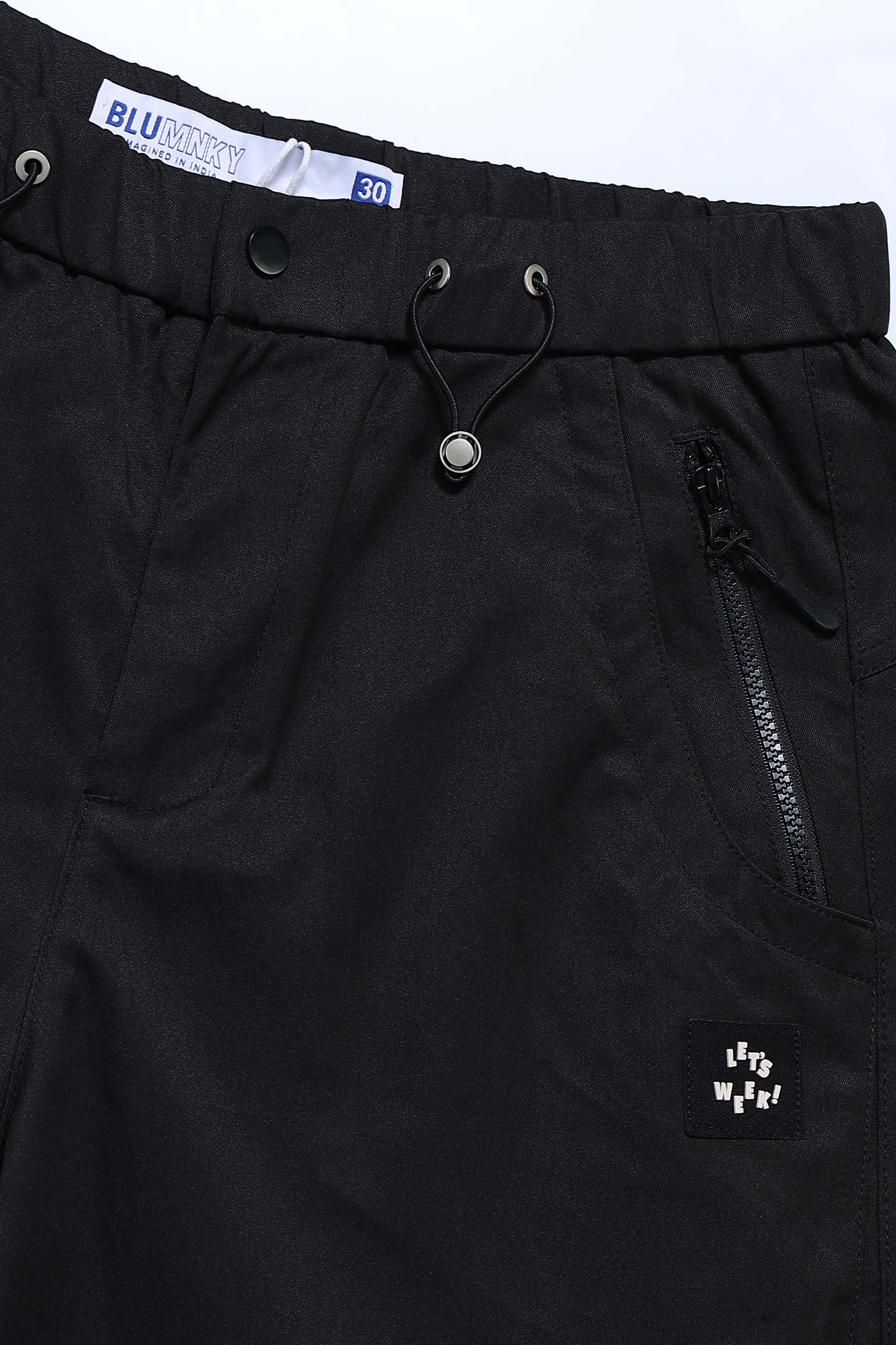 Men's Loose Cargo Pants Black