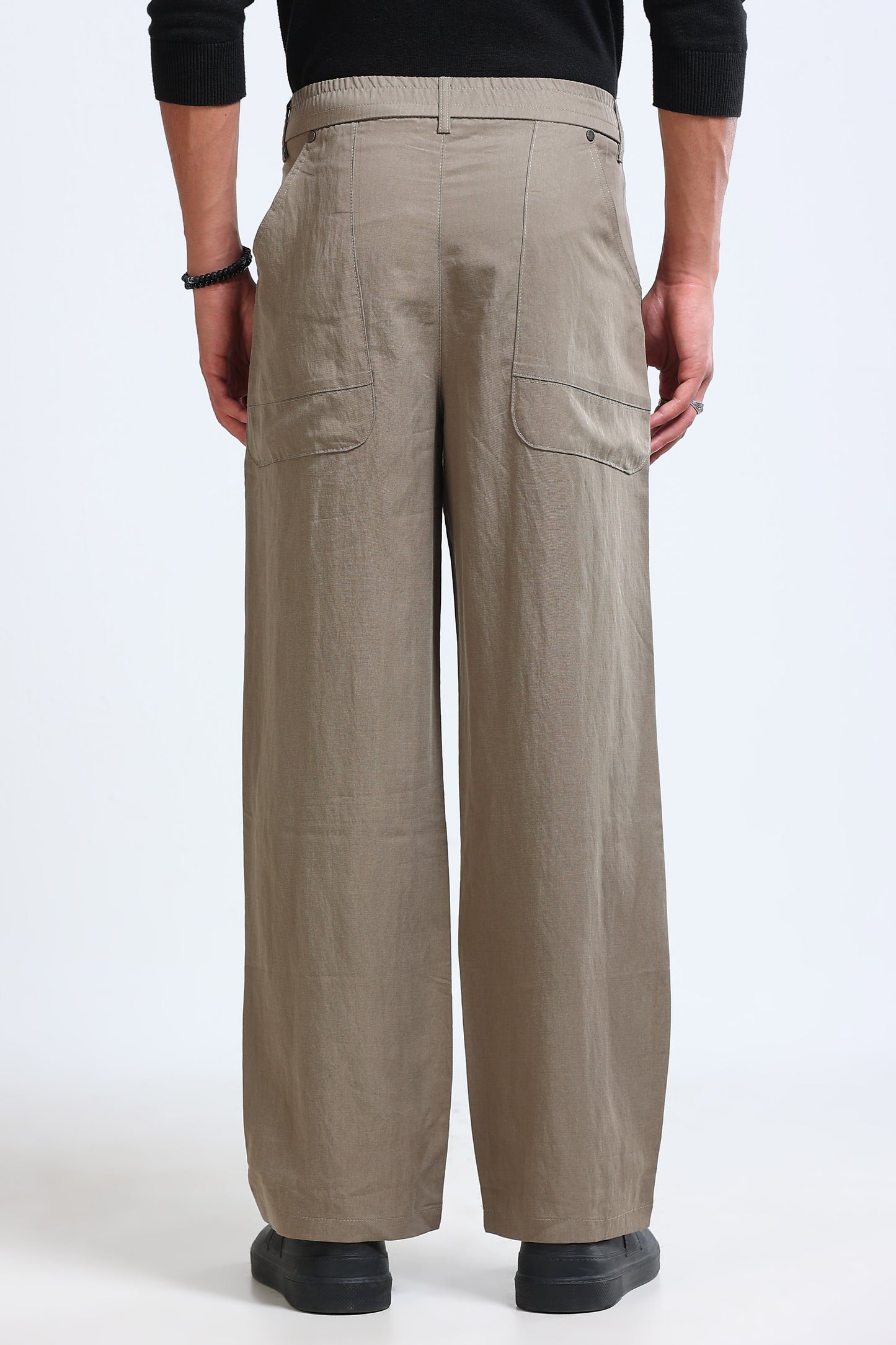 Men's Everyday Loose Fit Trousers Olive