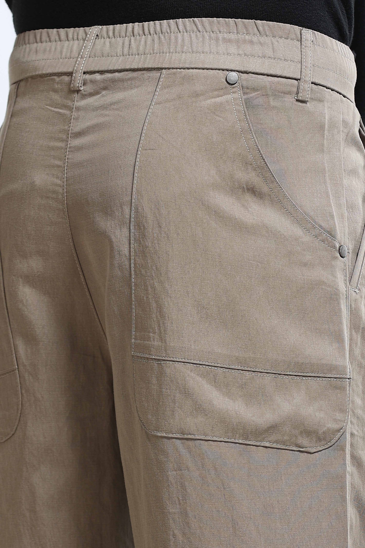 Men's Everyday Loose Fit Trousers Olive