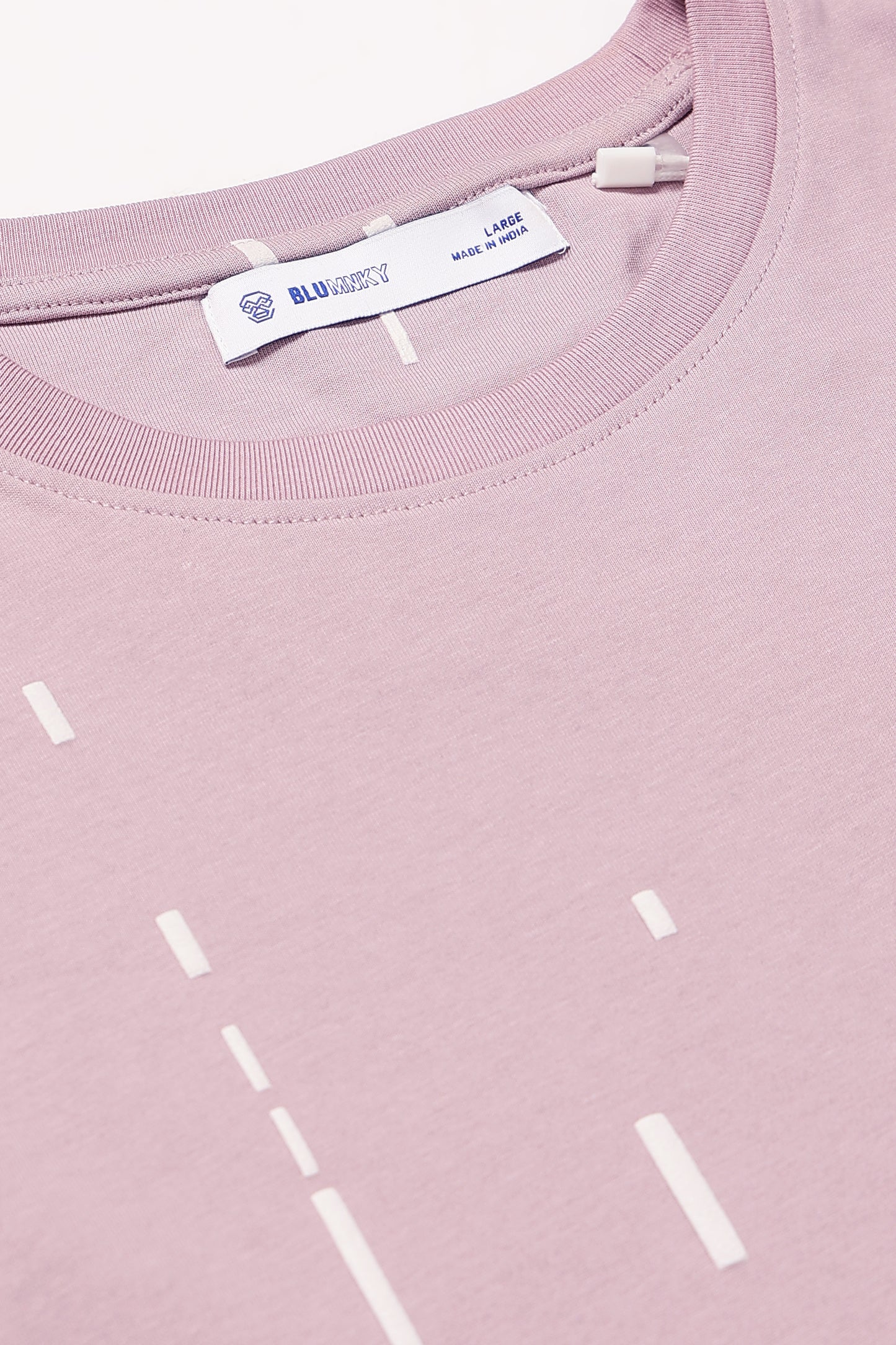 Premium Abstract Line Print Pink T-Shirt