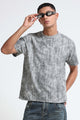 Casual Relaxed Fit Grey T-Shirt