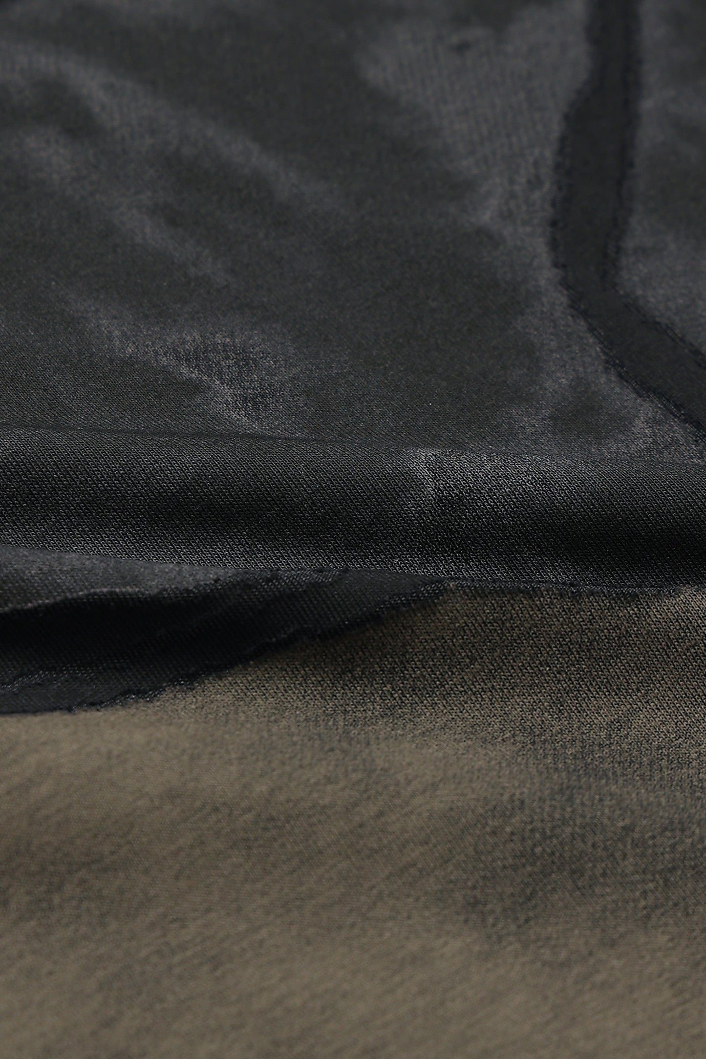 Modern Abstract Print Black T-Shirt
