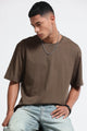 Olive Oversized Crew Neck T-Shirt