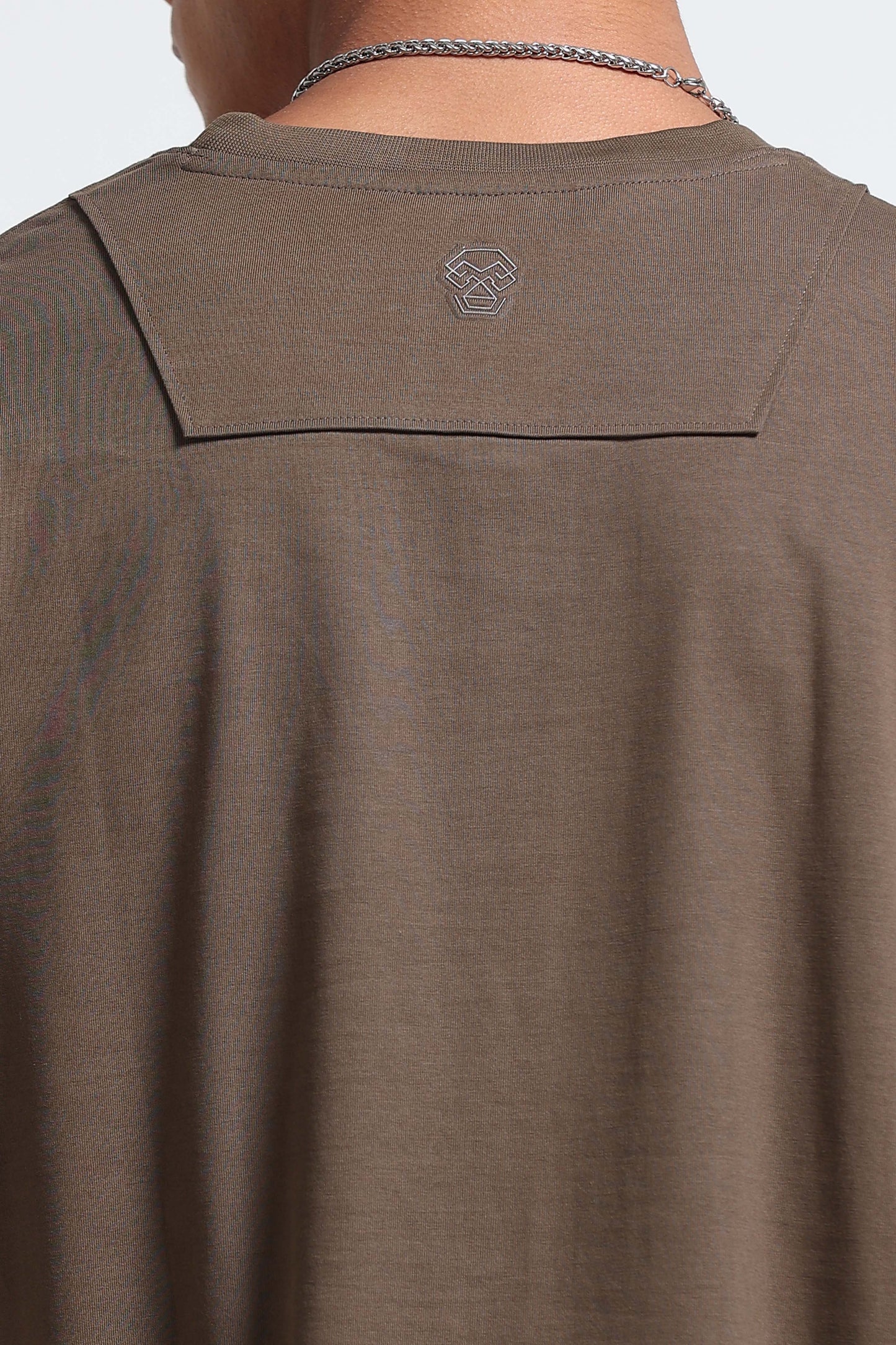 Olive Oversized Crew Neck T-Shirt