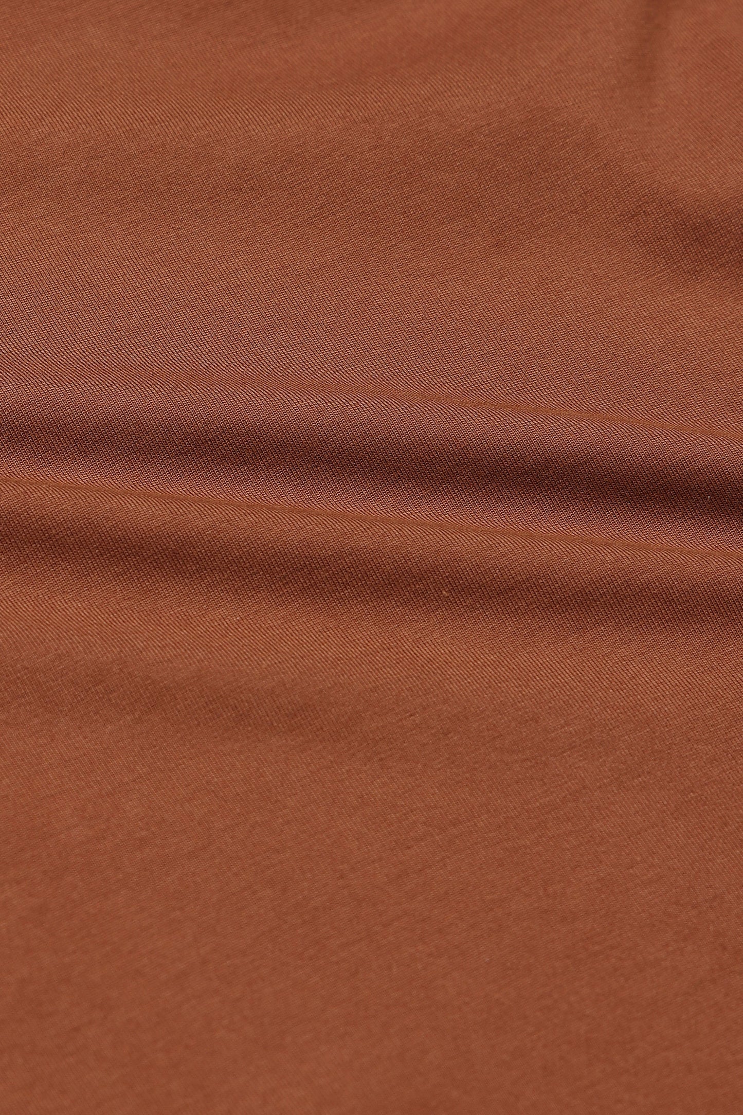 Brown Oversized Crew Neck T-Shirt