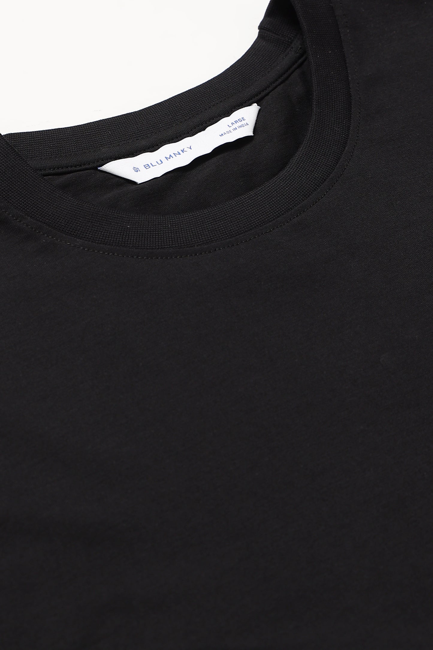Black Oversized Crew Neck T-Shirt