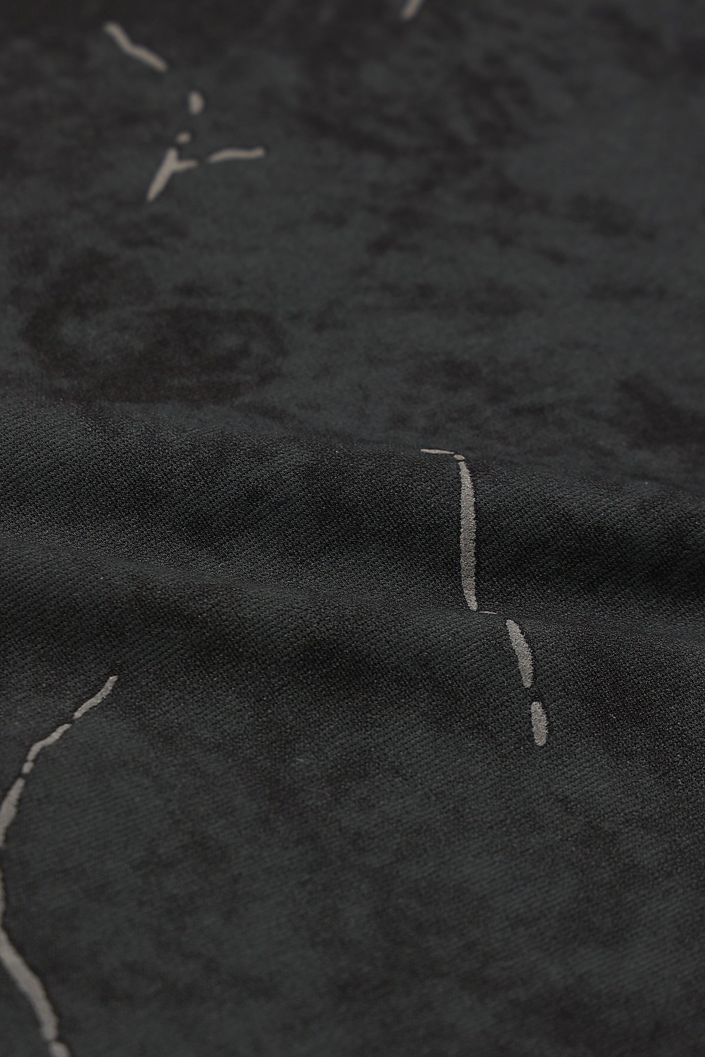 Premium Black Self Designed T-Shirt
