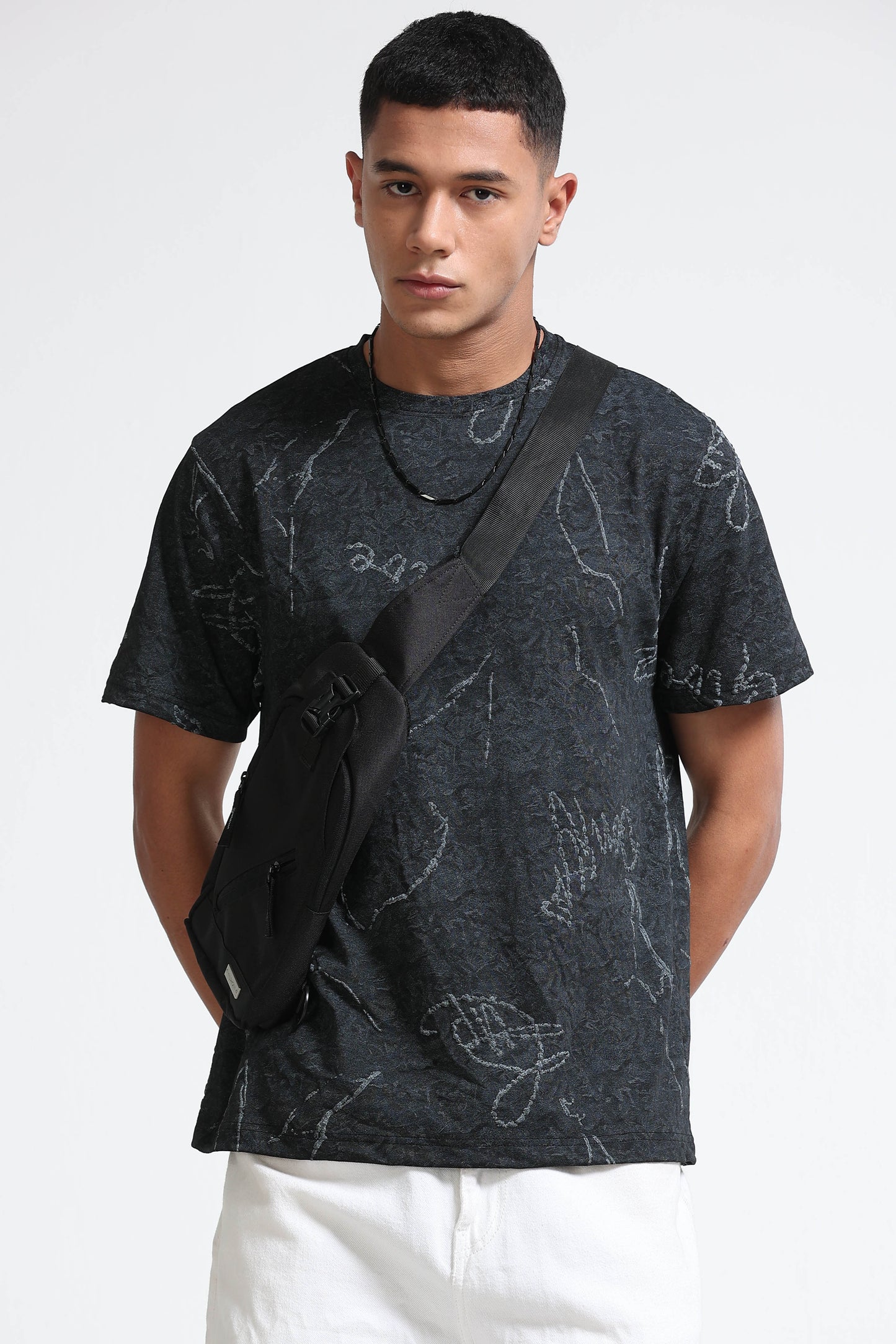 Relaxed Fit Black T-Shirt
