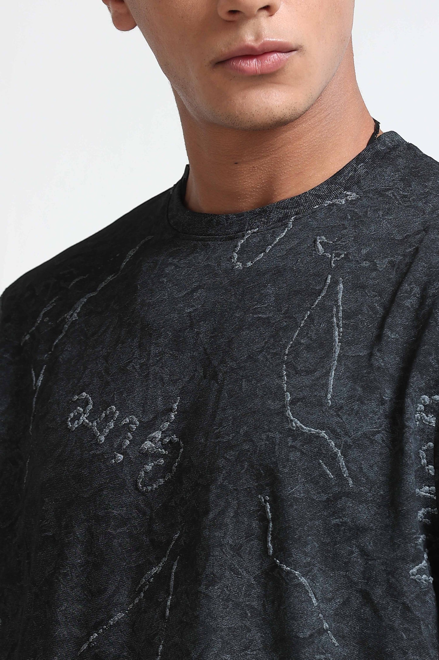 Relaxed Fit Black T-Shirt